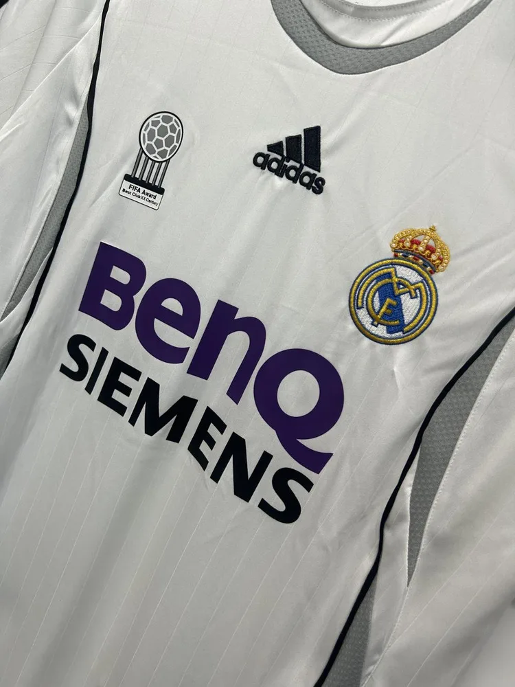 Real Madrid 2006/2007 Retro Real Madrid Local Camiseta de fútbol 2006/2007 — 5
