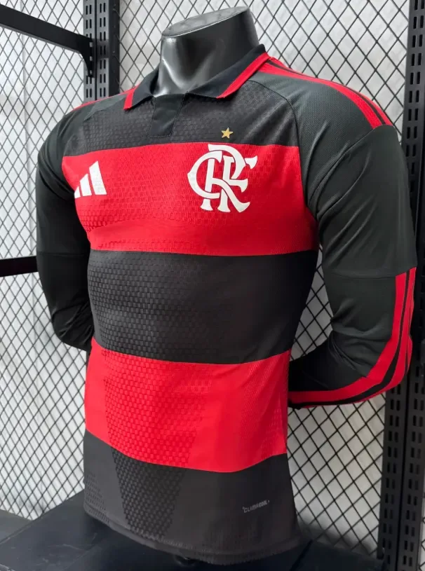 Flamengo 2026/2027 Long Sleeve Player Version Flamengo Home Jersey 2026/27 — 3
