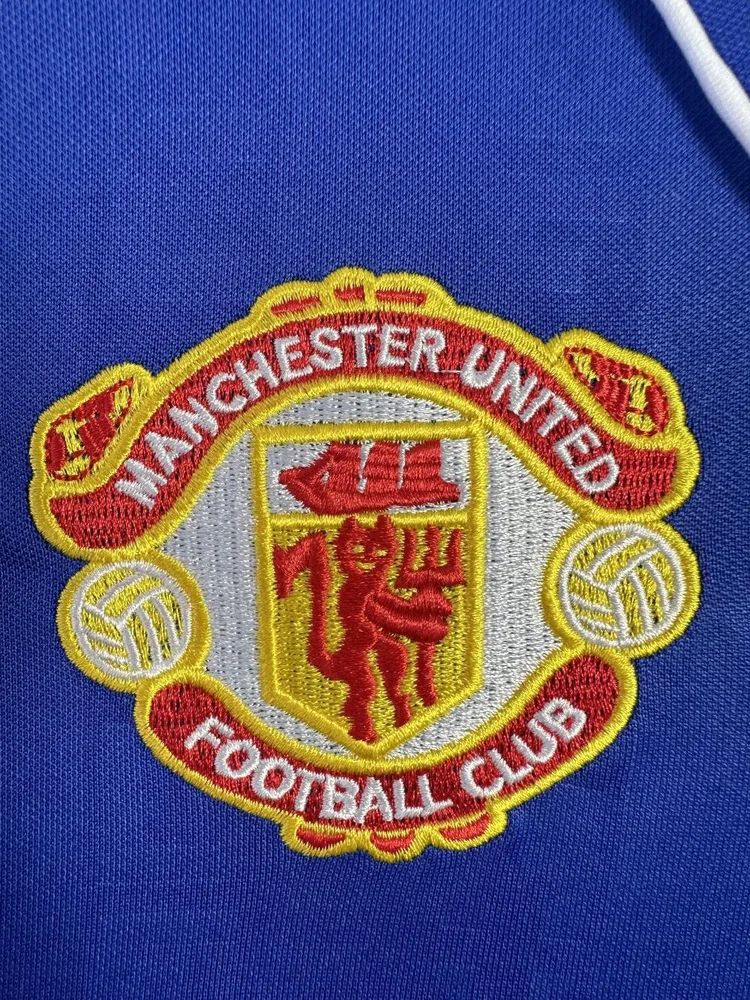 Manchester United 1988-1990 Retro Long Sleeve Manchester United Third Away Football Shirt 1988/1990 — 5