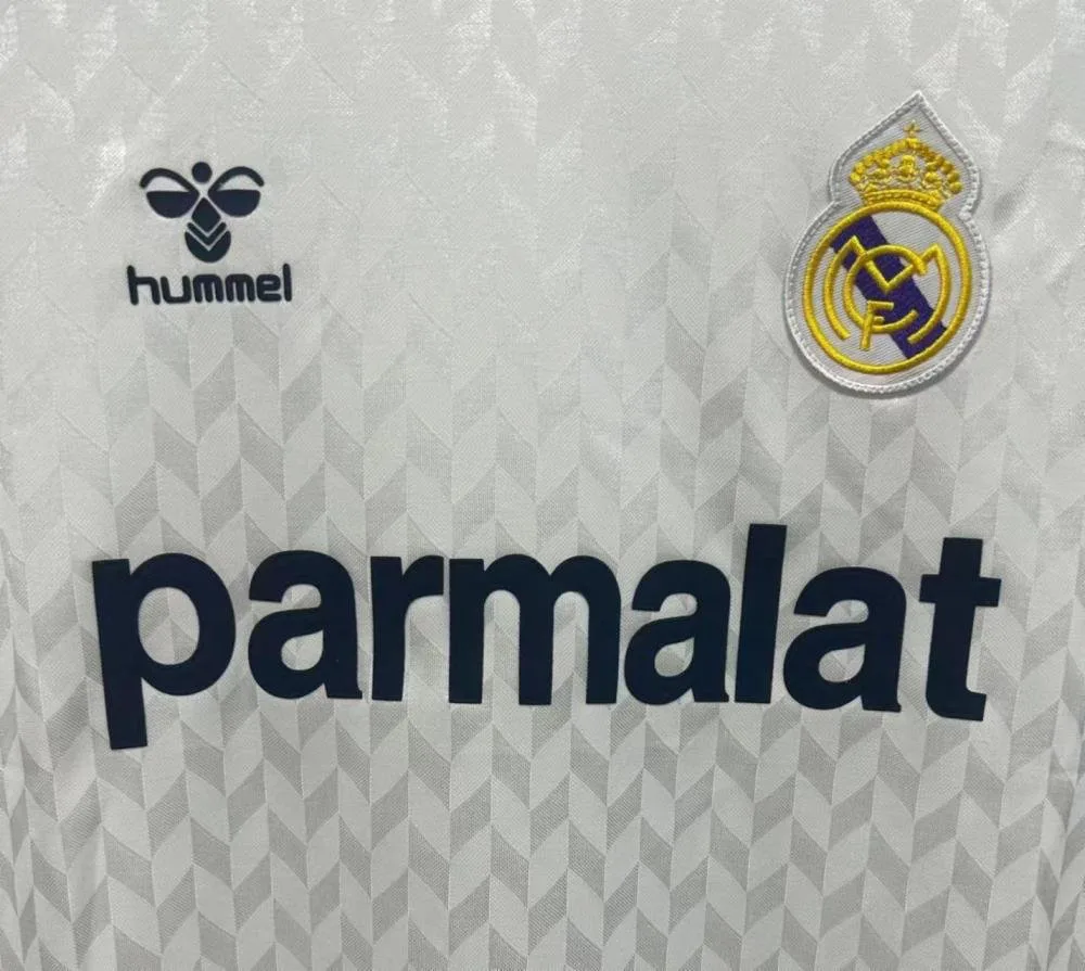 Real Madrid 1986/1987 Retro Real Madrid Home Soccer Jersey 1986/1987 — 4