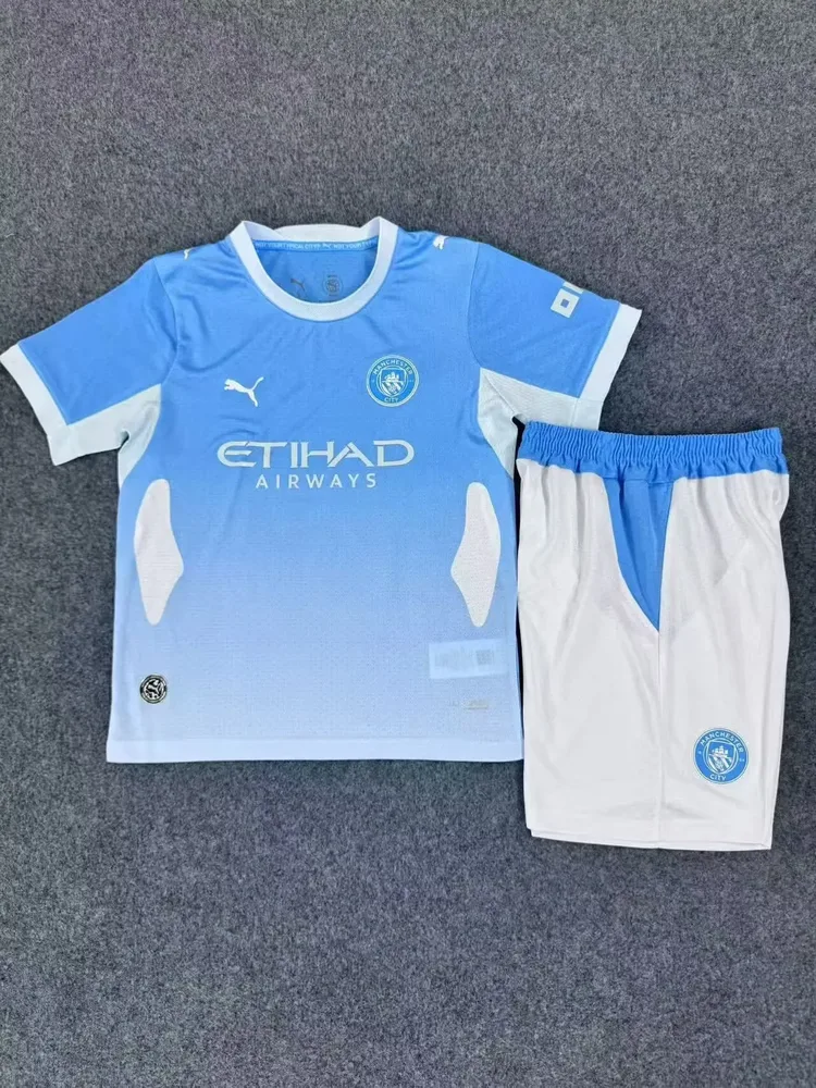 Manchester City 2026/2027 Manchester City Home Football Jersey Kids Size 2026/27