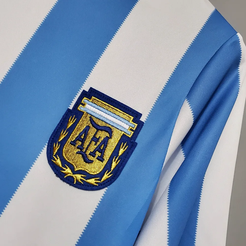 Argentina 1986 Retro Argentina National Team Local Jersey 1986 — 5