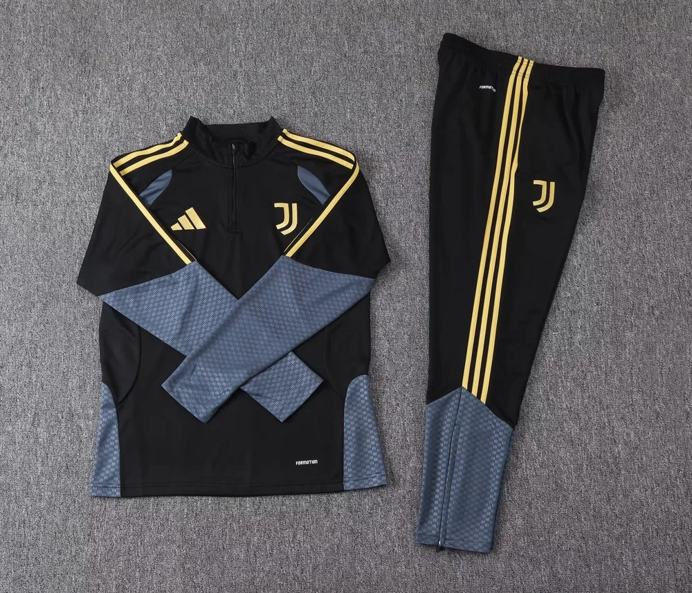 Juventus 2026/2027 Juventus Half-Pull Conjunto de entrenamiento Black Camiseta de fútbol 2026/27 — 3