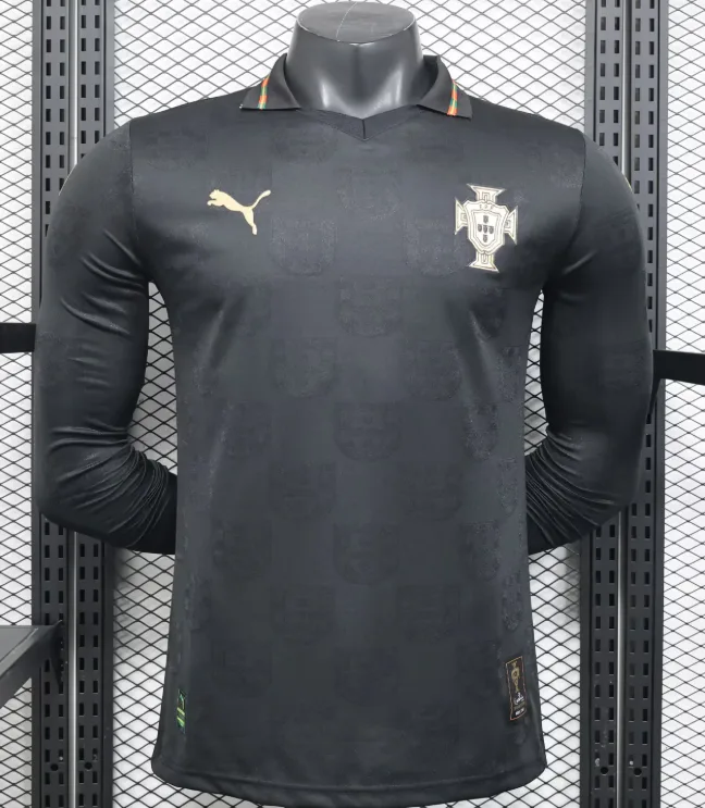 Portugal 2026/2027 Long Sleeve Player Version Portugal Away Football Shirt 2026/27