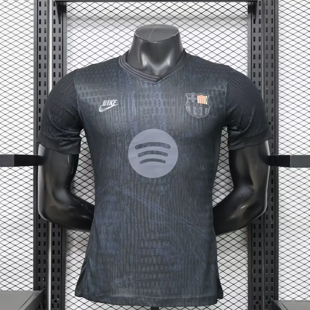 Barcelona 2026/2027 Player Version Barcelona Special Edition Black Football Jersey 2026/27