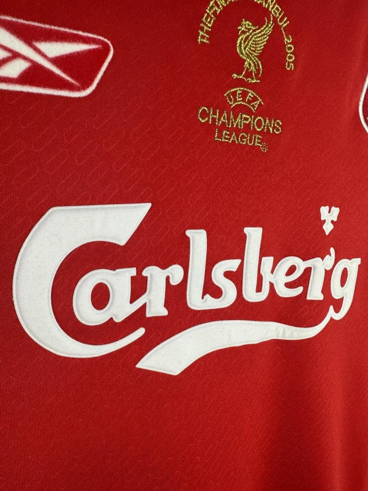 Liverpool 2004/2005 Retro Liverpool FC Home Football Jersey Long Sleeve 2004/2005 — 4