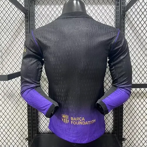 Barcelona 2026/2027 Manga larga Versión jugador Barcelona Visitante Camiseta de fútbol 2026/27 — 2