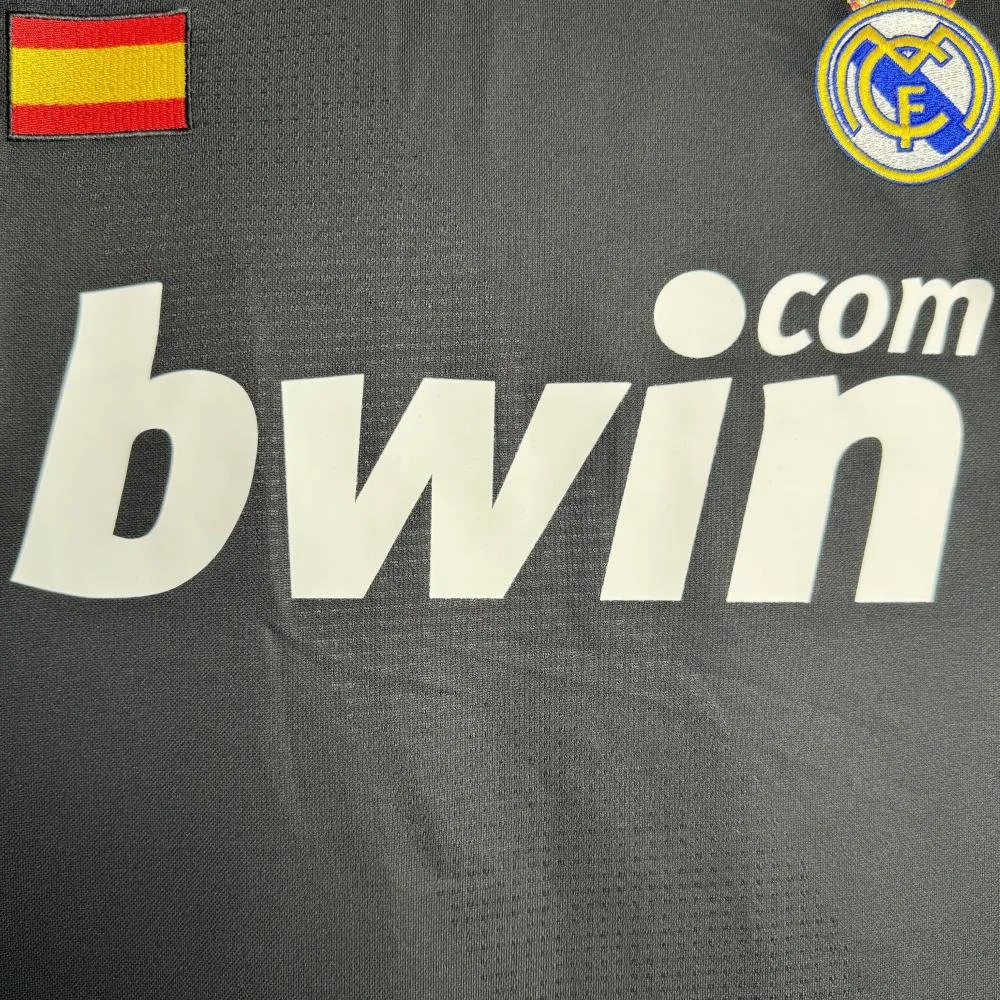 Real Madrid 2008/2009 Retro Real Madrid Visitante Camiseta de fútbol 2008/2009 — 9