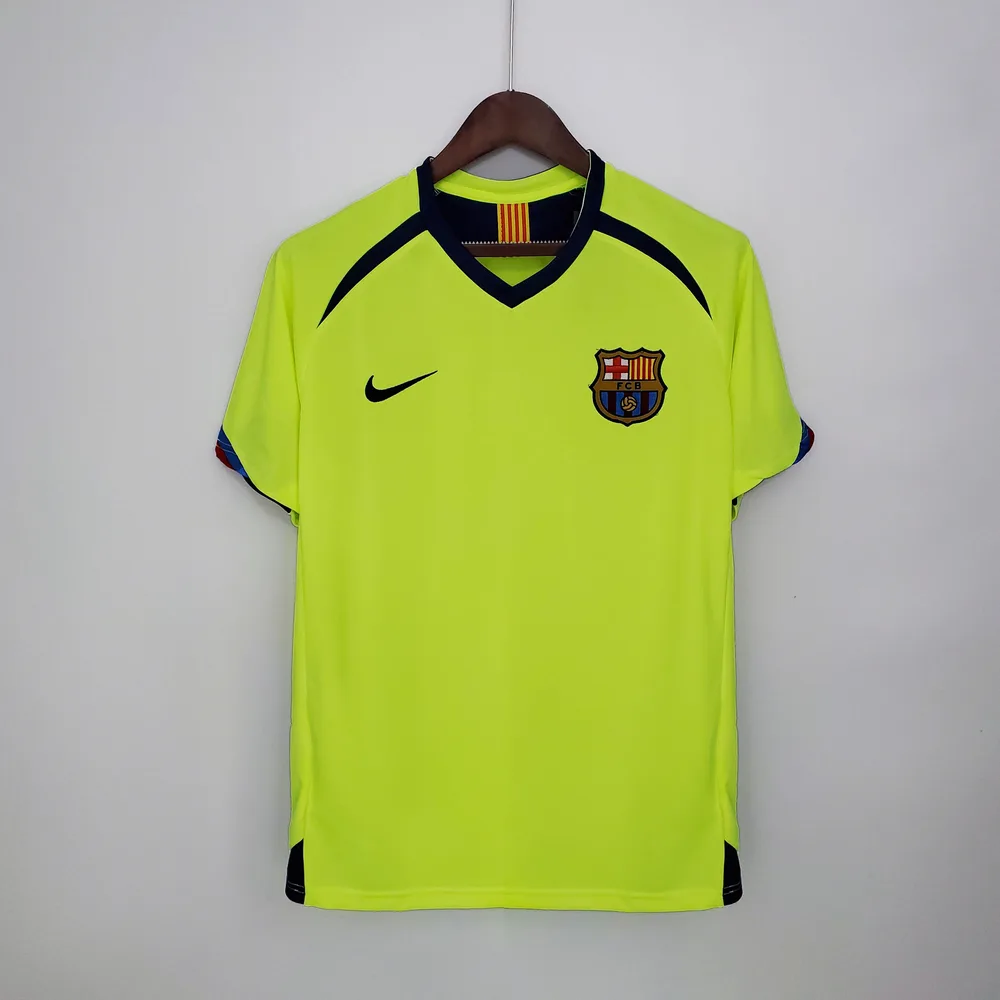Barcelona 2005/2006 Retro Barcelona Visitante Camiseta de fútbol 2005/2006