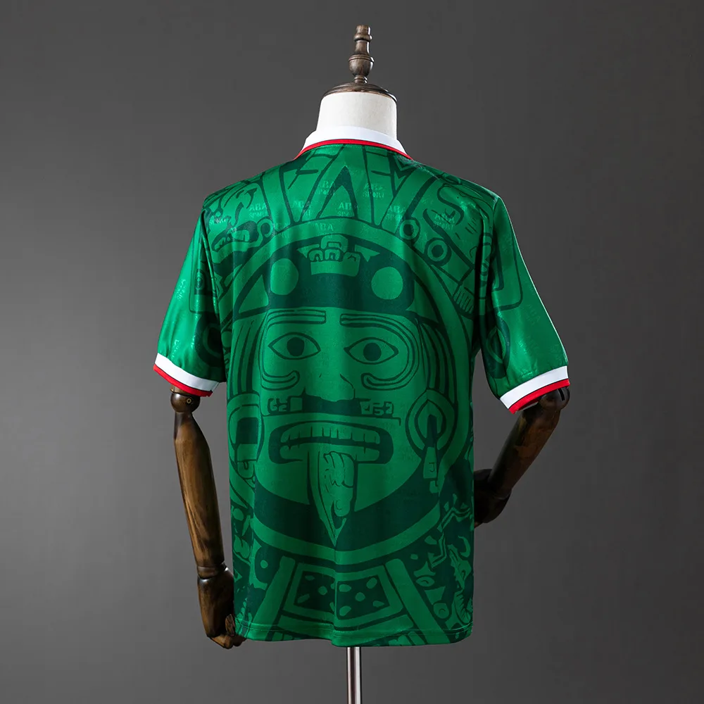 Mexico 1998 Retro Mexico Home Football Shirt 1998 — 2