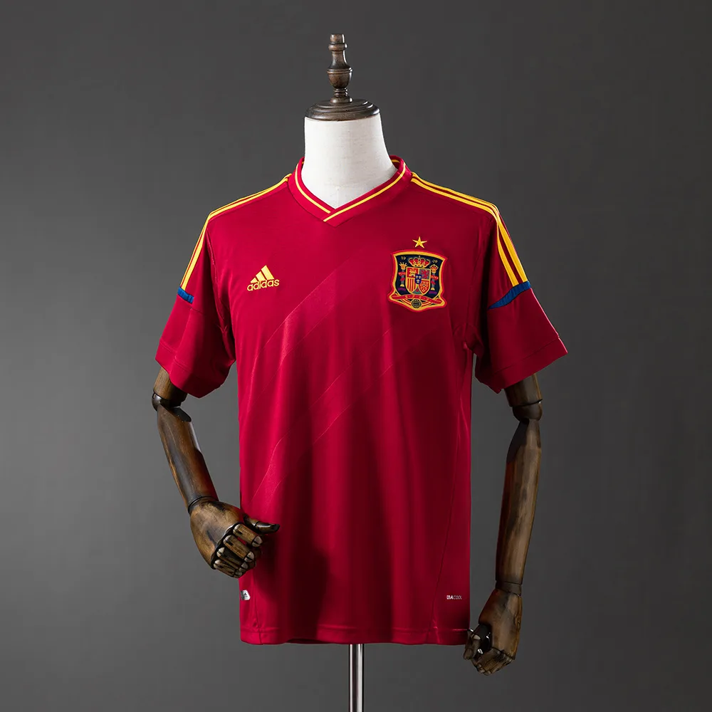 Spain 2012 Retro Spain Local Jersey 2012 — 1