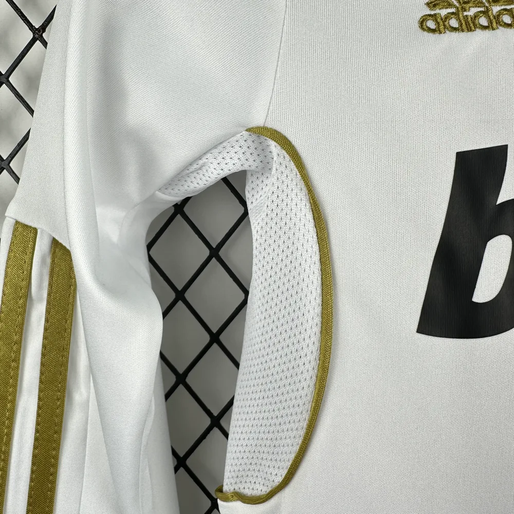 Real Madrid 2011/2012 Retro Long Sleeve Real Madrid Home Football Shirt Kids Size 2011/2012 — 7