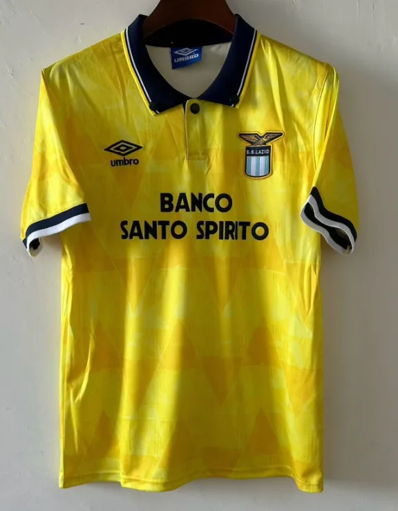 Lazio 1991 Retro Lazio Visitante Camiseta de fútbol 1991