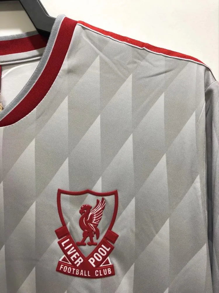 Liverpool 1989/1991 Retro Liverpool Visitante Camiseta de fútbol Manga larga 1989/1991 — 4
