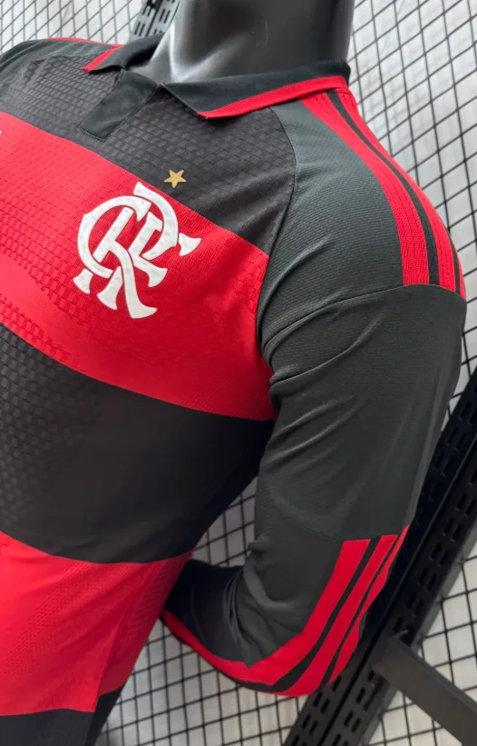 Flamengo 2026/2027 Long Sleeve Player Version Flamengo Home Jersey 2026/27 — 8