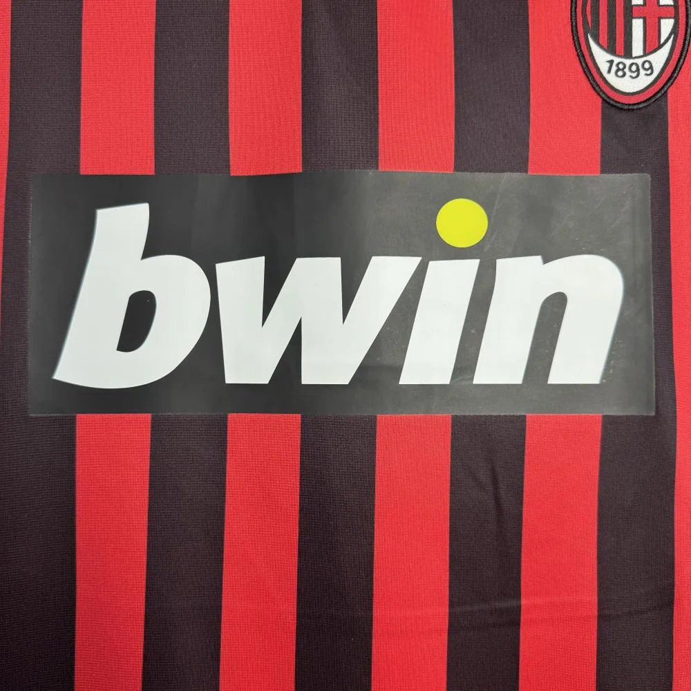 AC Milan 2007/2008 Retro AC Milan Home Football Shirt 2007/2008 — 4