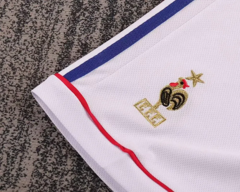 France 1998 Retro France Local Camiseta de fútbol Talla infantil 1998 — 8