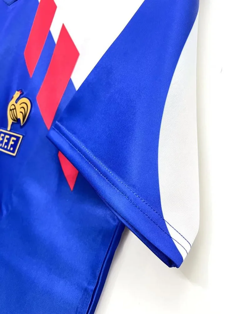France 1990 Retro France Home Football Shirt 1990 — 6