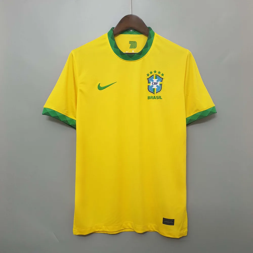 Brazil 2020 Retro Brazil Local Camiseta de fútbol 2020 — 3