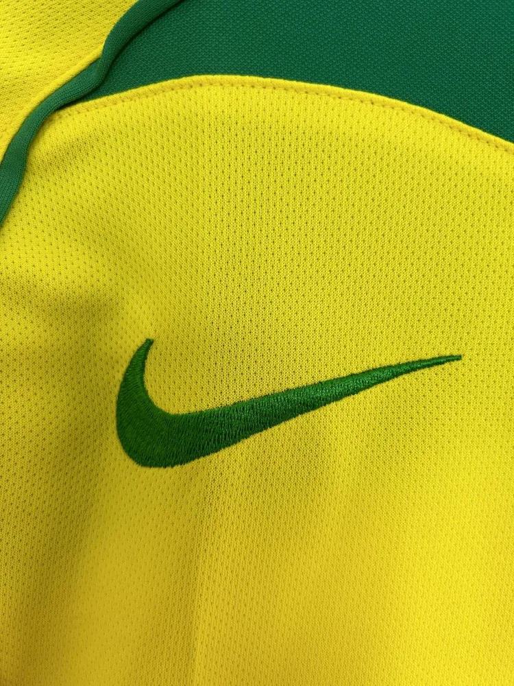 Brazil 2004 Retro Brazil Local Camiseta de fútbol 2004 — 5