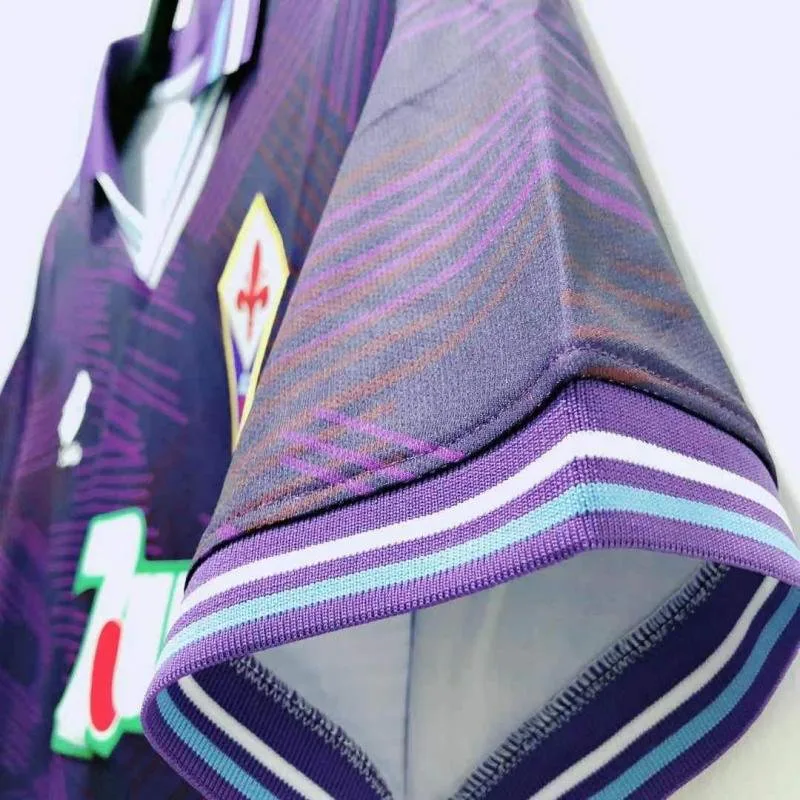 Fiorentina 1992/1993 Retro Fiorentina Home Soccer Jersey 1992/1993 — 4