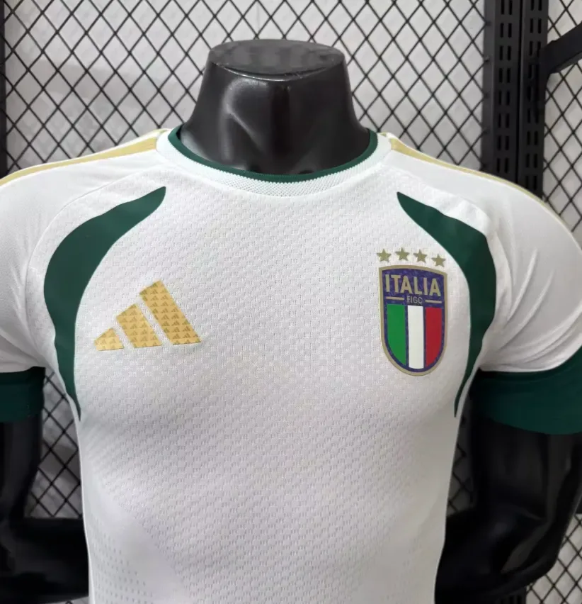 Italy 2026/2027 Player Version Italy Training Suit White Football Jersey 2026/27 — 4