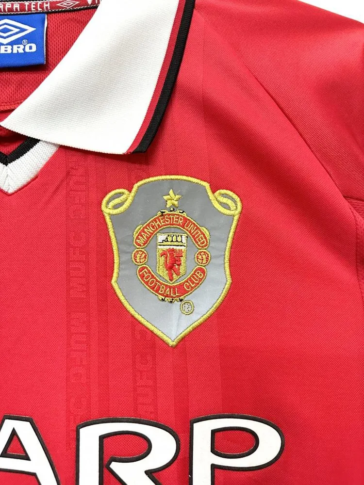 Manchester United 1999/2000 Retro Manga larga Manchester United Local Camiseta de fútbol 1999/2000 — 5