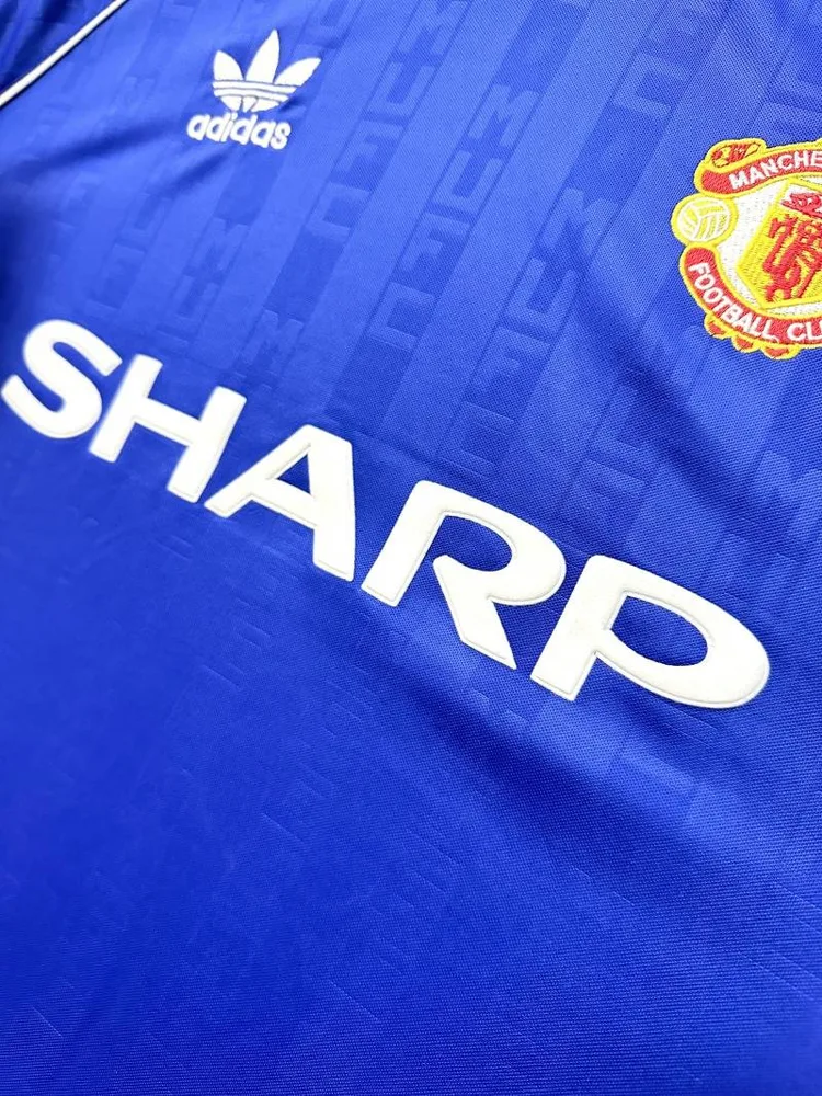 Manchester United 1988-1990 Retro Manchester United Third Away Football Shirt 1988/1990 — 8