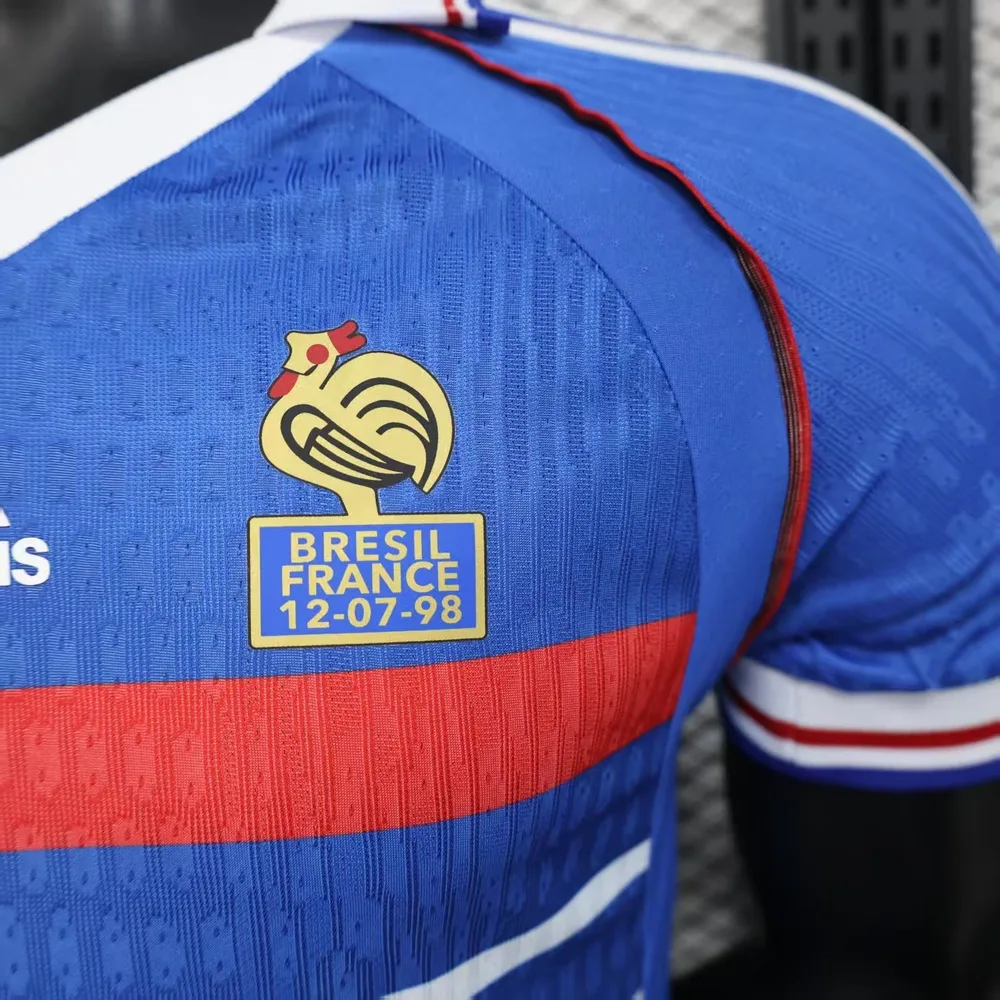 France 1998 Player Version Retro France Home Football Shirt 1998 — 7