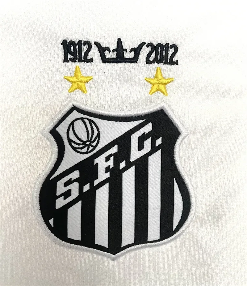 Santos 2012 Retro Manga larga Santos Local Camiseta de fútbol 2012 — 6