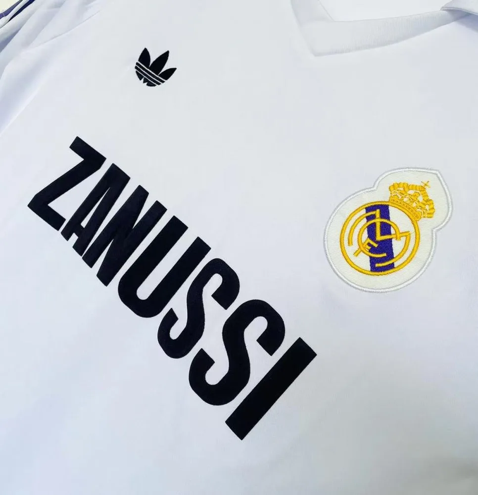 Real Madrid 1984/1985 Retro Real Madrid Local Camiseta de fútbol 1984/1985 — 7