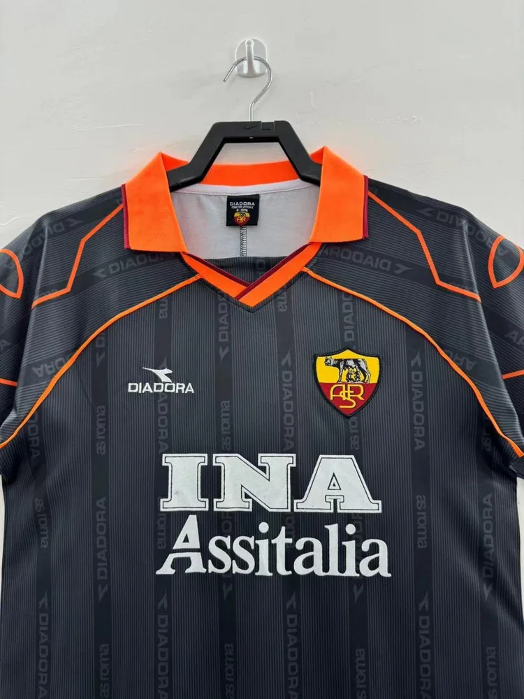 AS Roma 1999/2000 Retro Roma Away Soccer Jersey 1999/2000 — 3