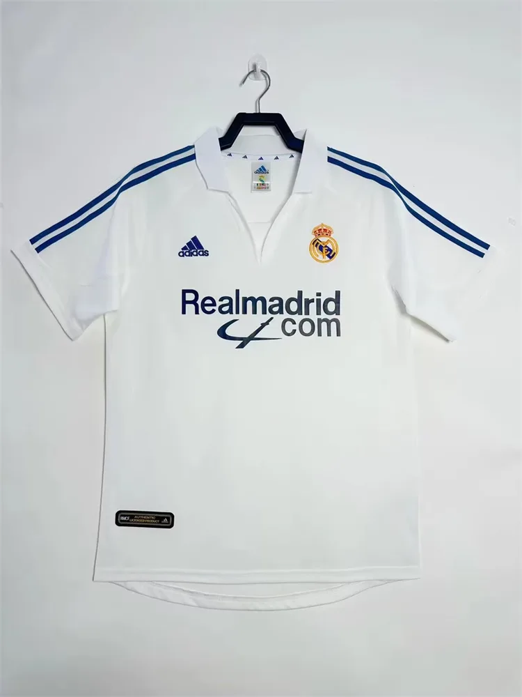 Real Madrid 2001/2002 Retro Real Madrid Local Camiseta de fútbol 2001/2002