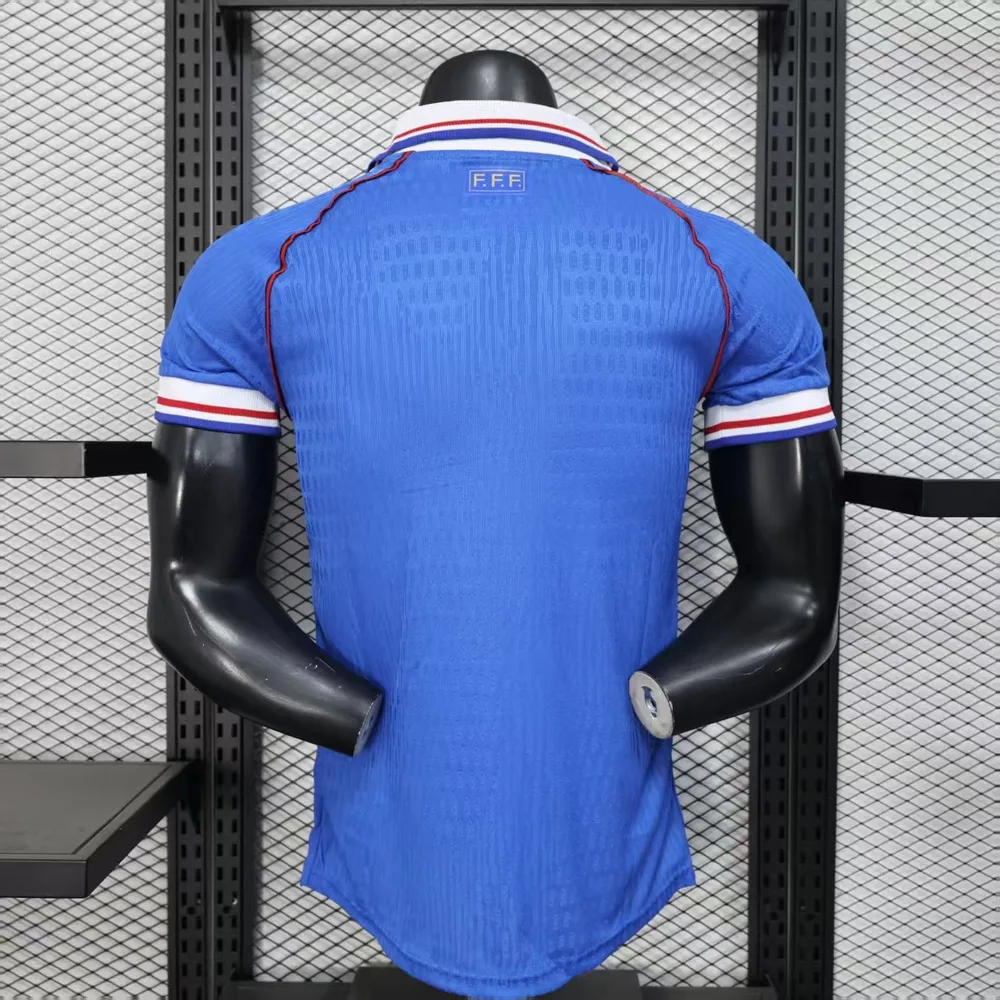 France 1998 Player Version Retro France Home Football Shirt 1998 — 2