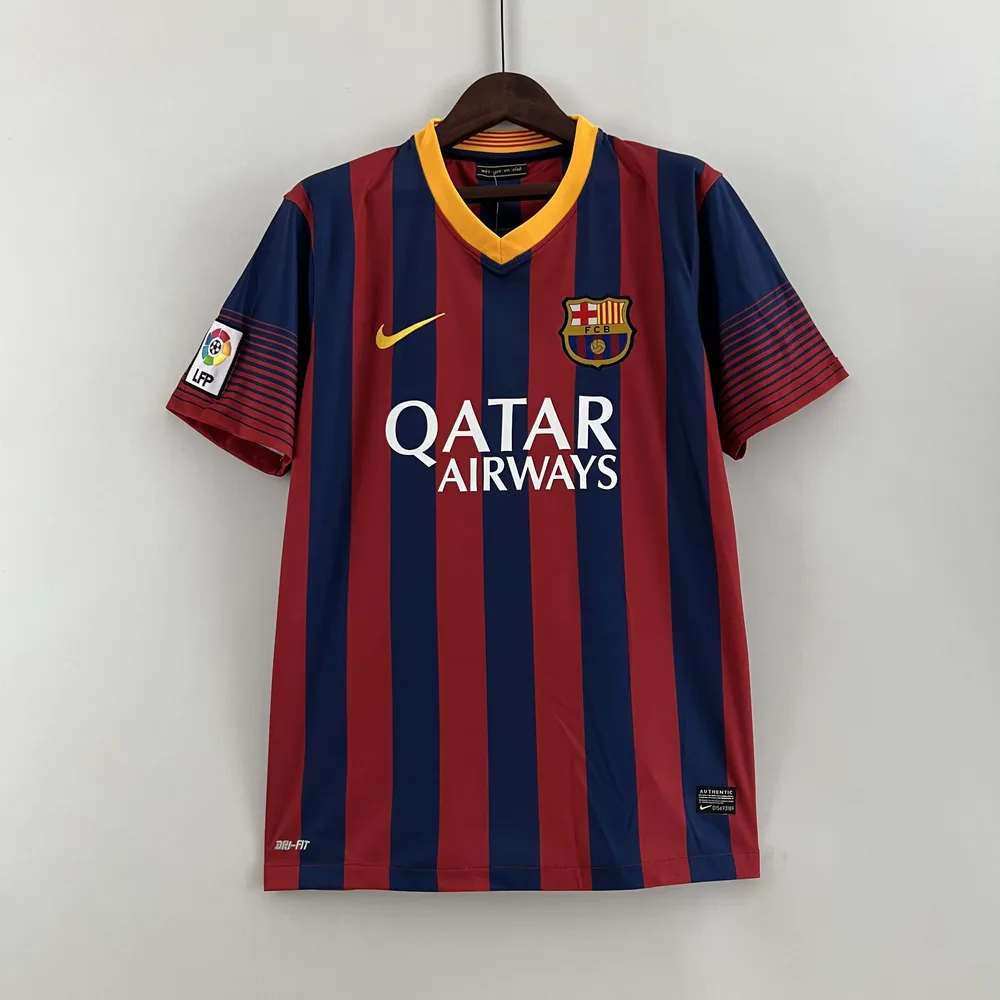 Barcelona 2013/2014 Retro Barcelona Local Camiseta de fútbol 2013/2014