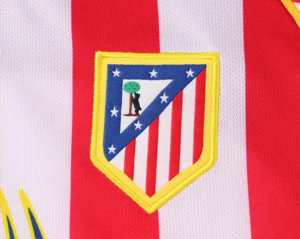 Atlético Madrid 2004-2005 Retro Atletico Madrid Local Camiseta de fútbol Talla infantil 2004/2005 — 6