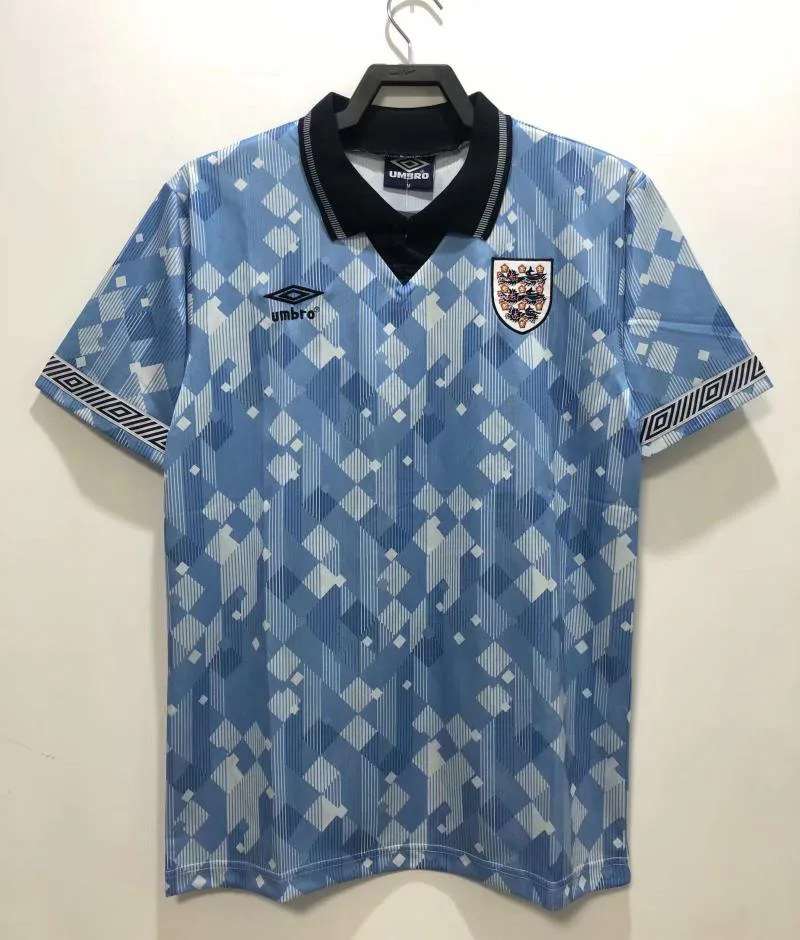 England 1990 Retro England Third Away Soccer Jersey 1990 — 1