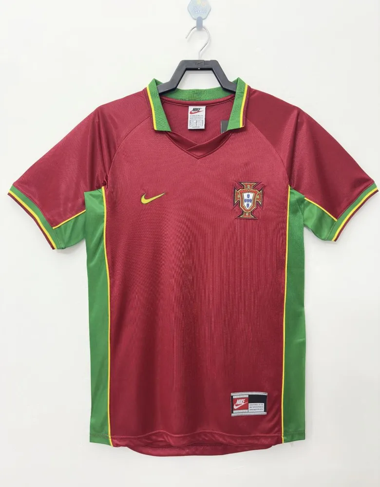 Portugal 1998 Retro Portugal Local Camiseta de fútbol 1998