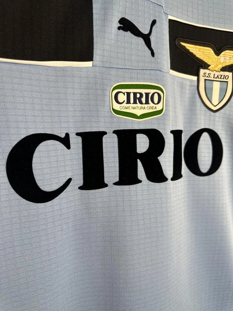 Lazio 1998/1999 Retro Long Sleeve Lazio Home Soccer Jersey 1998/1999 — 5