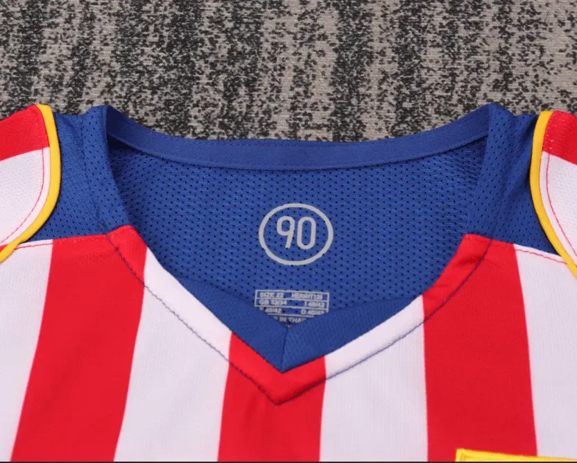 Atlético Madrid 2004-2005 Retro Atletico Madrid Local Camiseta de fútbol Talla infantil 2004/2005 — 3