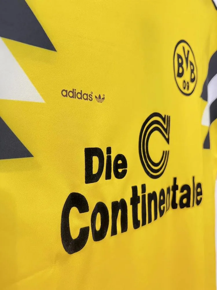 Borussia Dortmund 1989 Retro Dortmund Home Football Shirt 1989 — 5