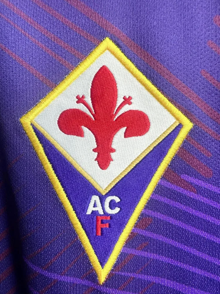 Fiorentina 1992/1993 Retro Long Sleeve Fiorentina Home Soccer Jersey 1992/1993 — 5