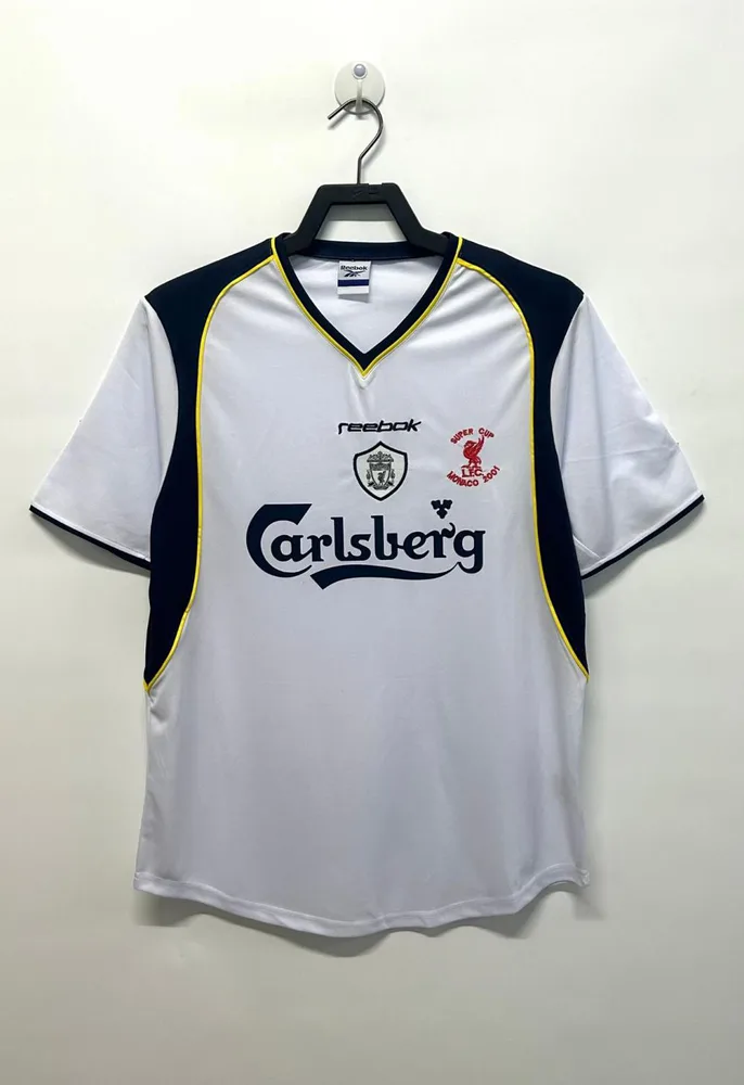 Liverpool 2001/2002 Retro Liverpool Visitante Camiseta de fútbol 2001/2002