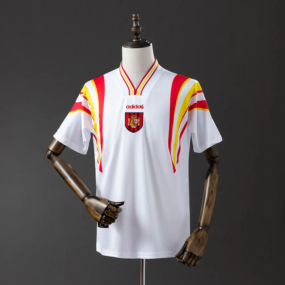 Spain 1996 Retro Spain Away Jersey 1996 — 1