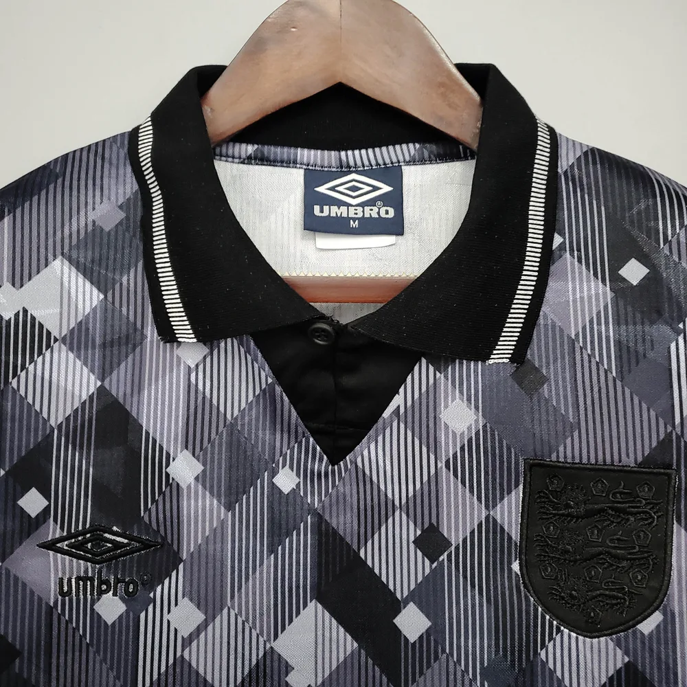 England 1990 Retro England Away Soccer Jersey 1990 — 3