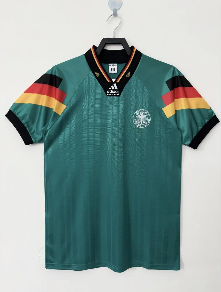 Germany 1992 Retro Camiseta de fútbol Germany Visitante 1992