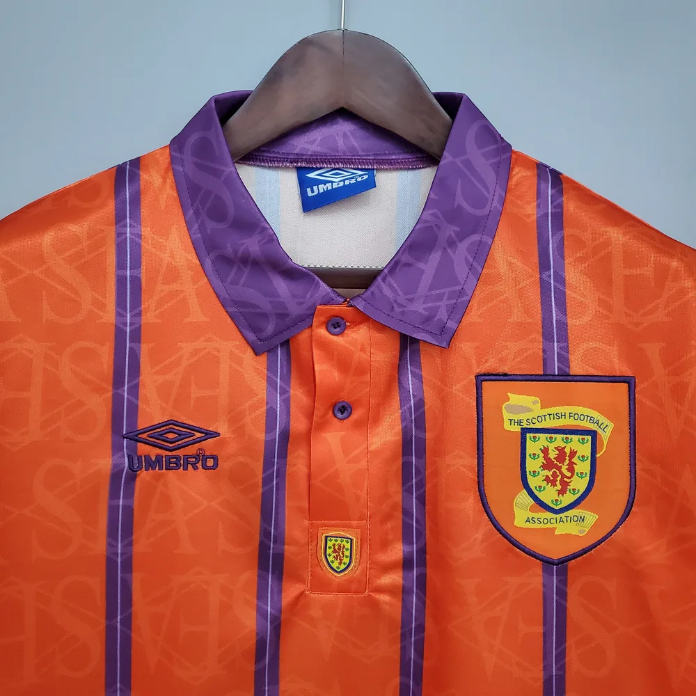 Scotland 1994 Retro Scotland National Team Away Jersey 1994 — 6