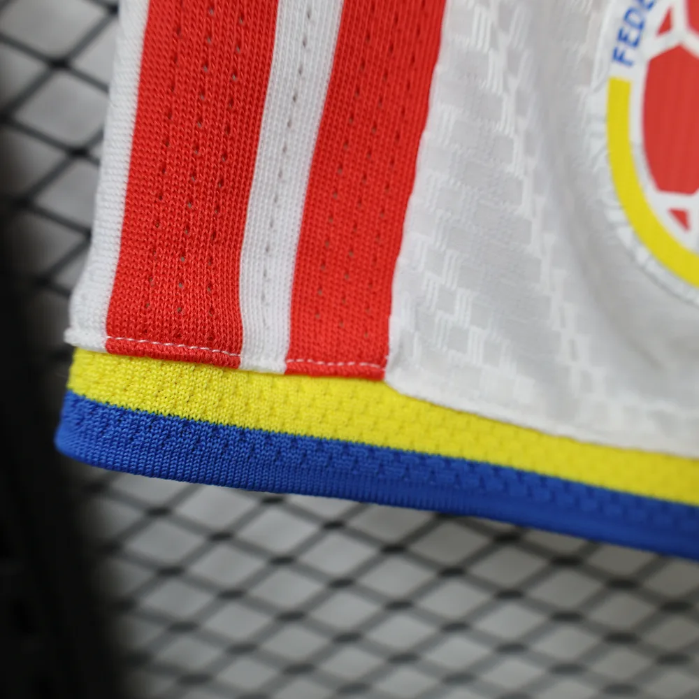 Colombia 2026 Player Version Retro Colombia Home Shorts 2026 — 5