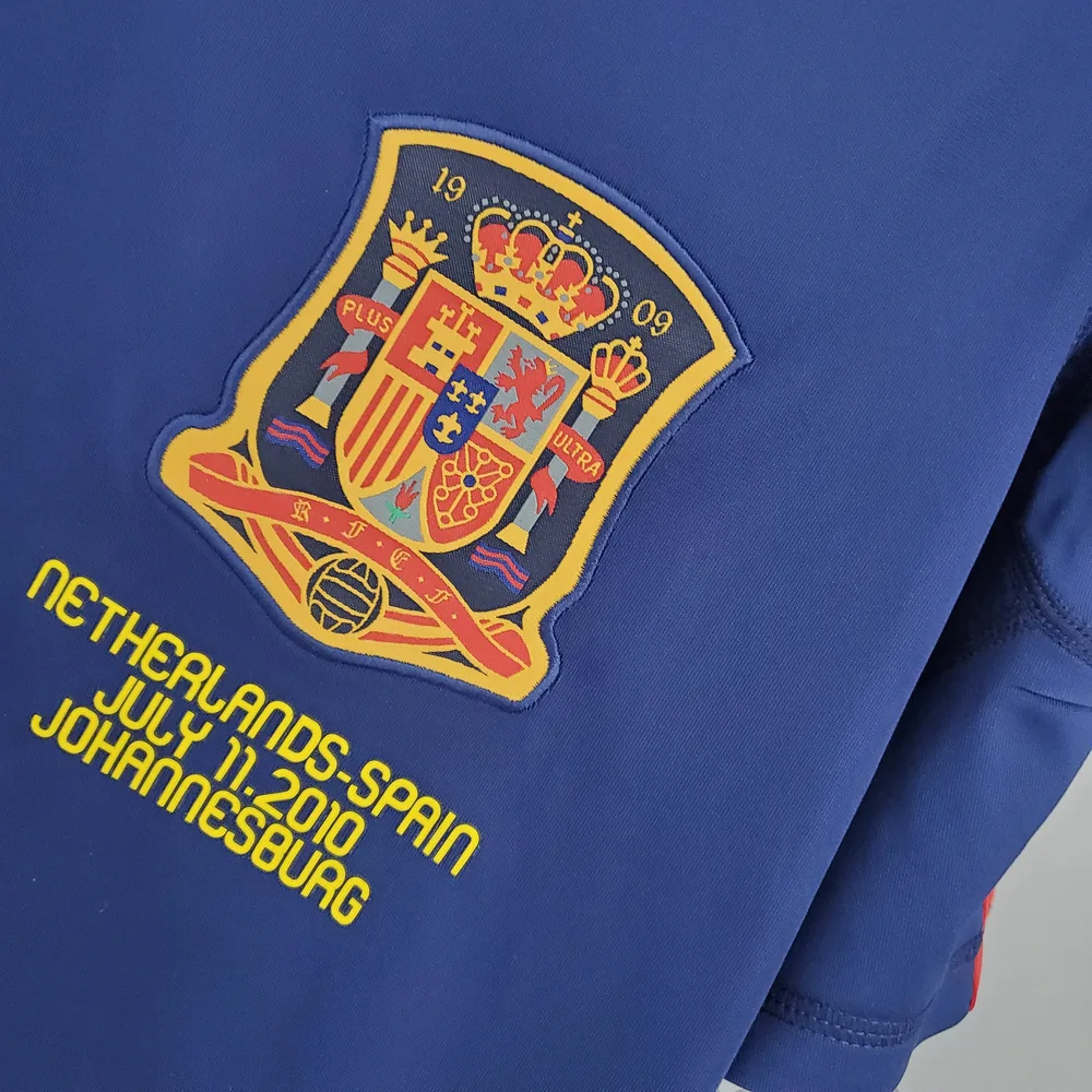 Spain 2010 Retro Spain Away Soccer Shirt 2010 — 4