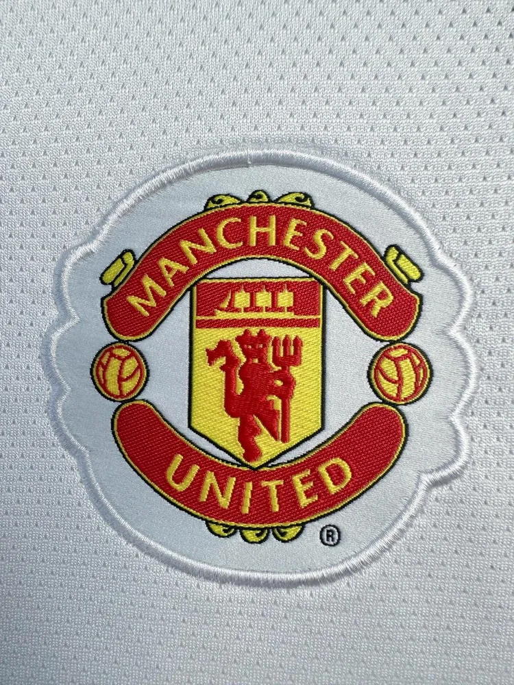 Manchester United 2010/2011 Retro Long Sleeve Manchester United Away Football Shirt （Champions League version） 2010/2011 — 5